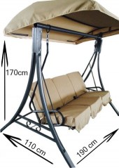 dondolo-letto-struttura-alluminio-elodie-ecru-scheda tecnica